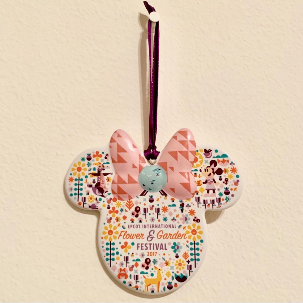 2017 Epcot Flower and Garden Ceramic Ornament